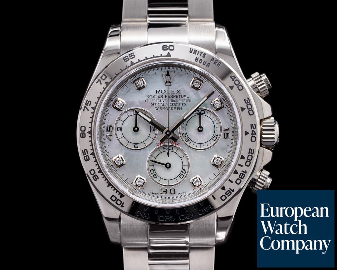 Image of Rolex Daytona 116509 MOP / Diamond Dial 18K White Gold