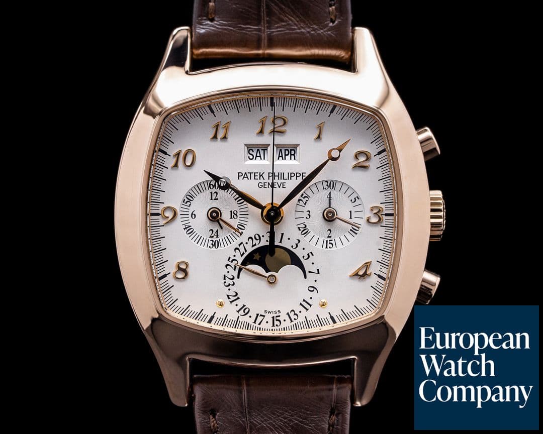 Image of Patek Philippe Perpetual Calendar Chrongraph 5020R 18K Rose Gold RARE FULL SET