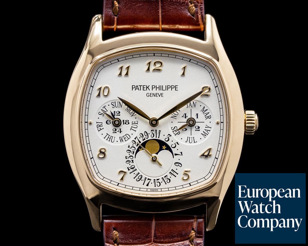 Image of Patek Philippe Perpetual Calendar 5940R 18K Rose Gold Cushion Case 