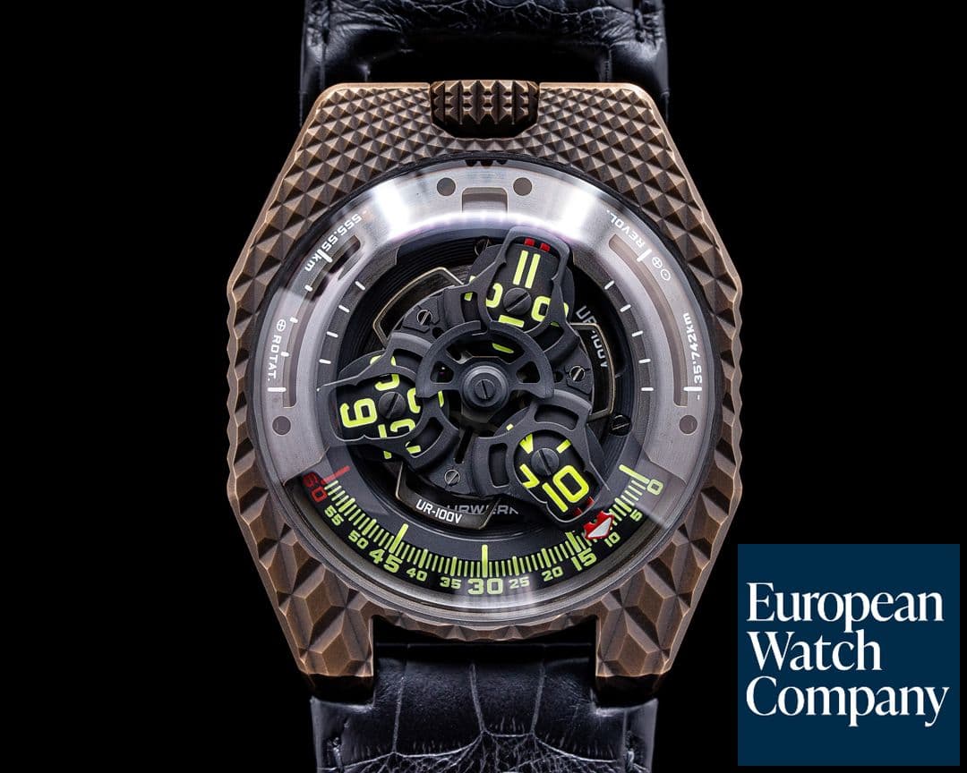 Image of URWERK UR-100V T-Rex LIMITED TO 22 PIECES UNWORN 