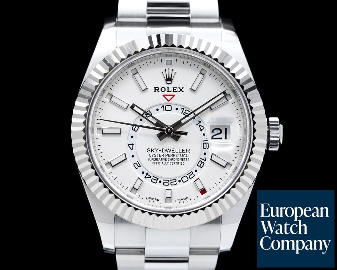 Image of Rolex Sky Dweller 326934 Steel White Dial 