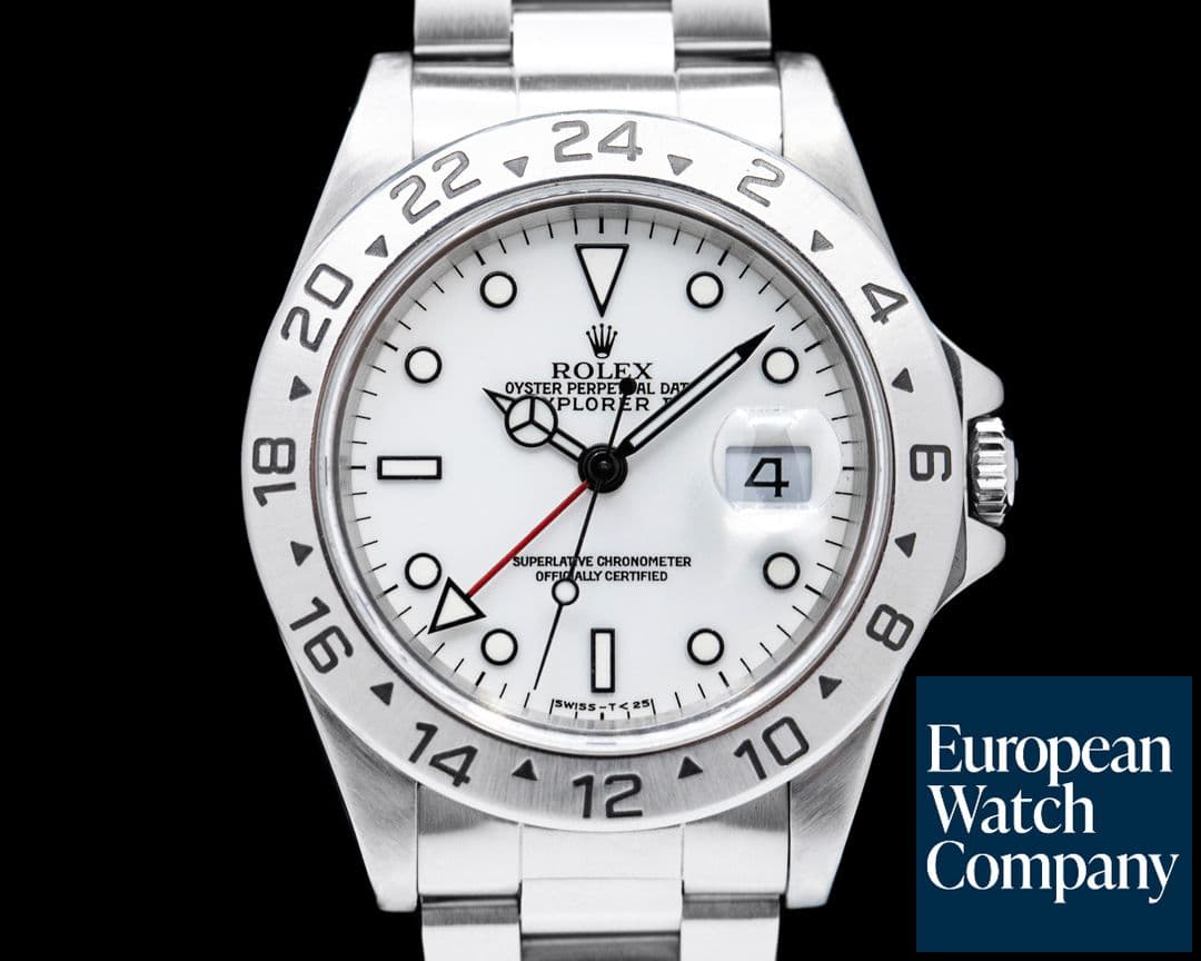 Image of Rolex Explorer II "Polar" 16570 White Dial 