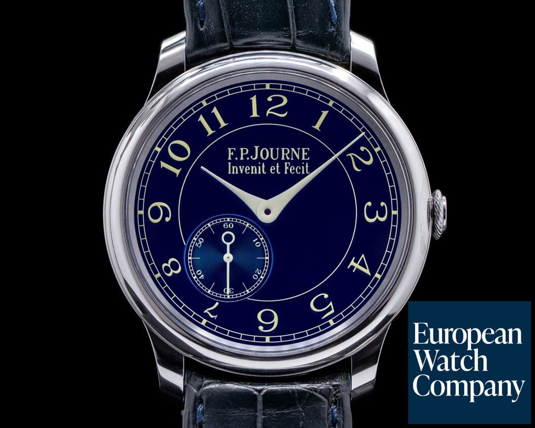 Image of F. P. Journe Chronometre Bleu Tantalum Blue Dial 
