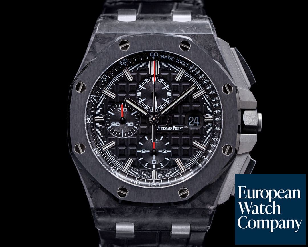 Image of Audemars Piguet 26400AU Royal Oak Offshore Carbon Fiber Ceramic Bezel Titanium / Rubber
