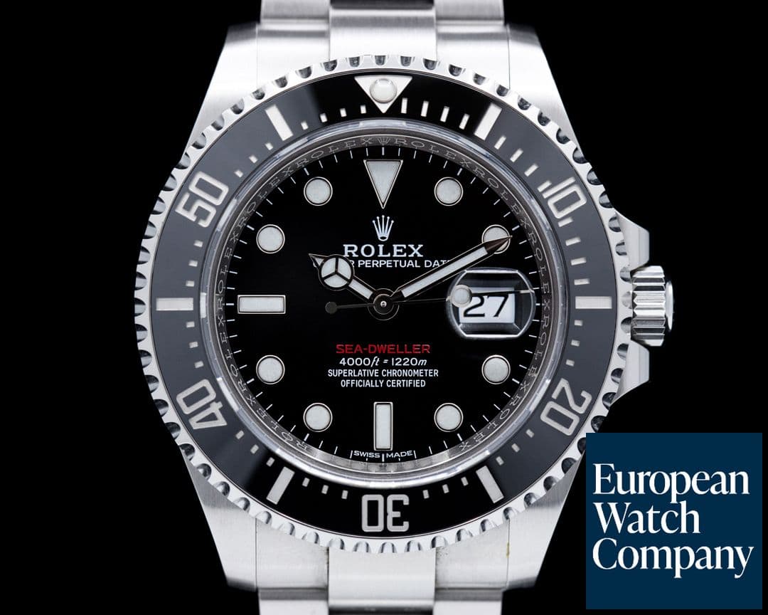 Image of Rolex Sea Dweller 126600 RED 43MM SS 