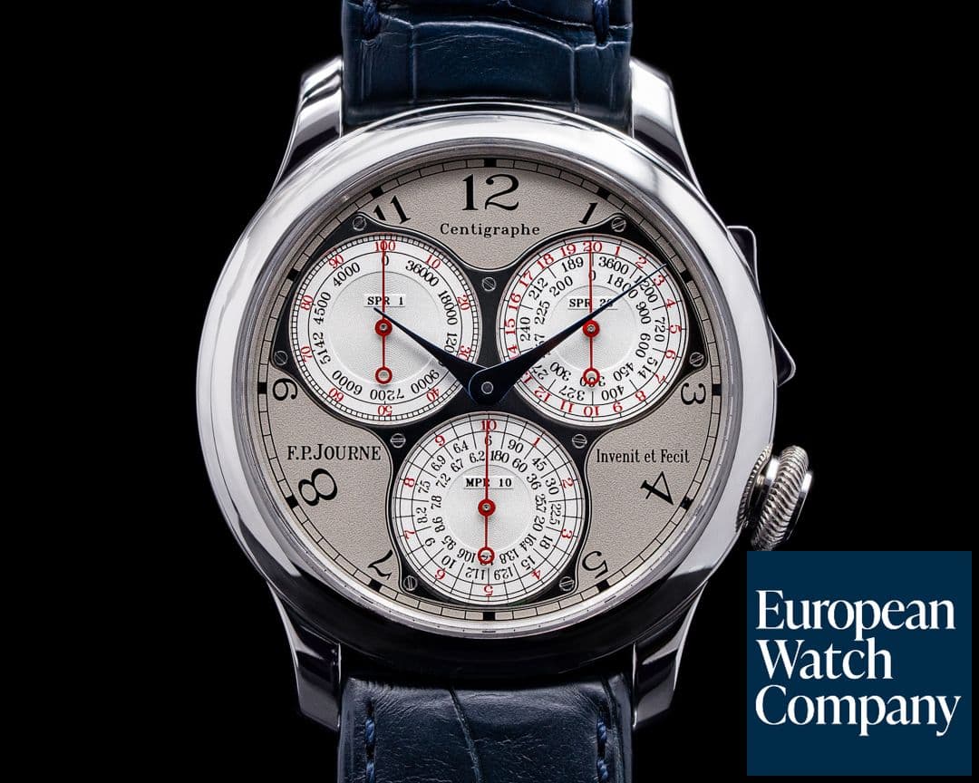 Image of F. P. Journe Centigraphe Souverain Platinum 40MM FULL SET