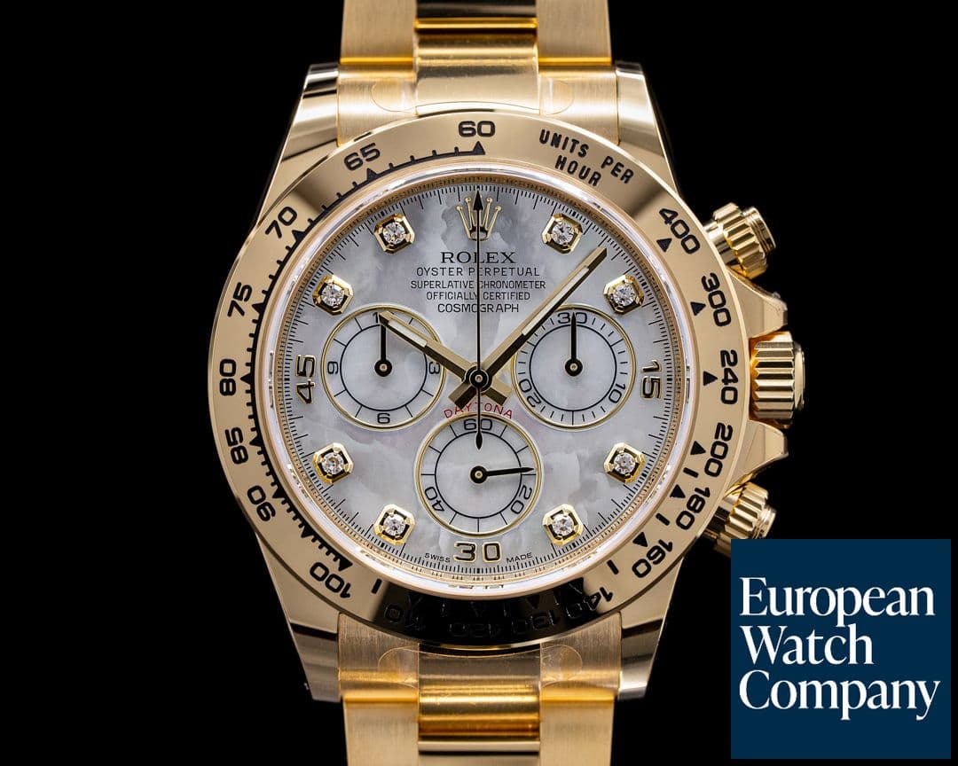 Image of Rolex Daytona 116508 18k Yellow Gold / Mother of Pearl Dial UNWORN