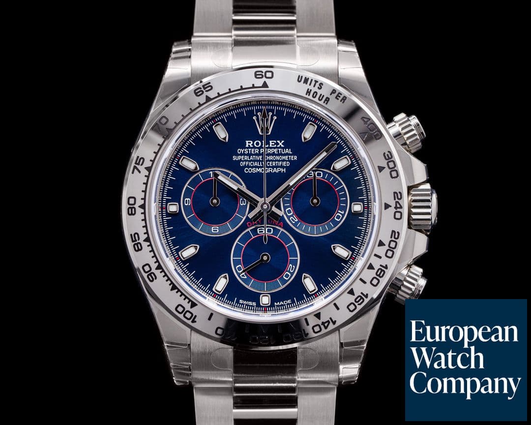 Image of Rolex Daytona 116509 Blue Dial 18K White Gold UNWORN 2021