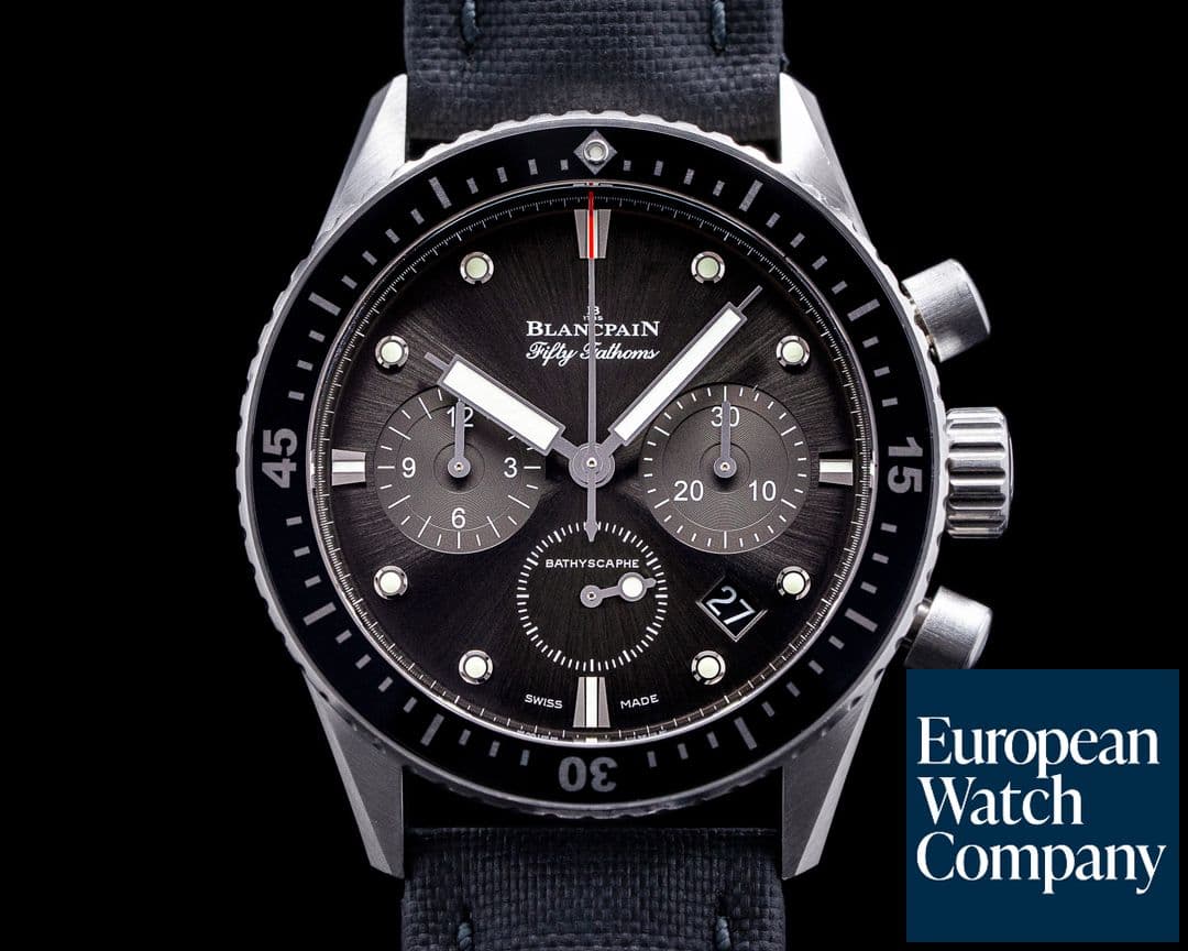 Image of Blancpain Fifty Fathoms Bathyscaphe Flyback Chronograph SS 