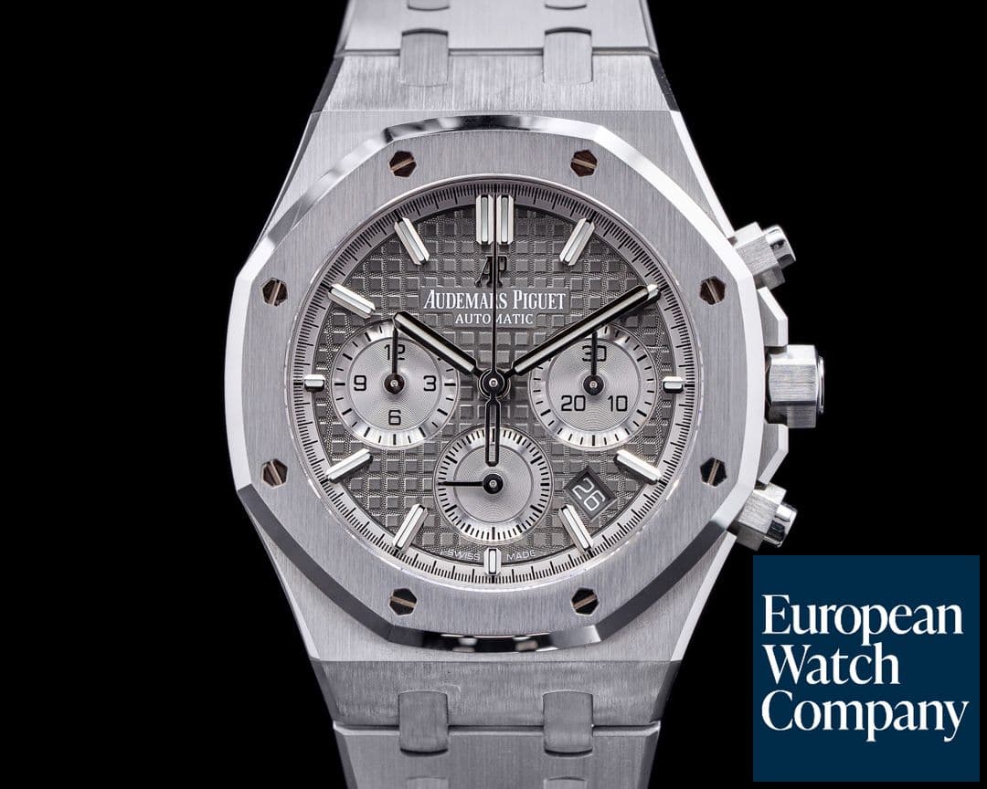 Image of Audemars Piguet Royal Oak Chronograph Ruthenium Dial SS 38MM 