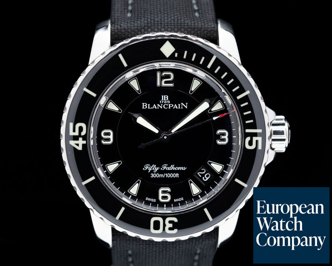 Image of Blancpain Fifty Fathoms Automatic SS / Kevlar