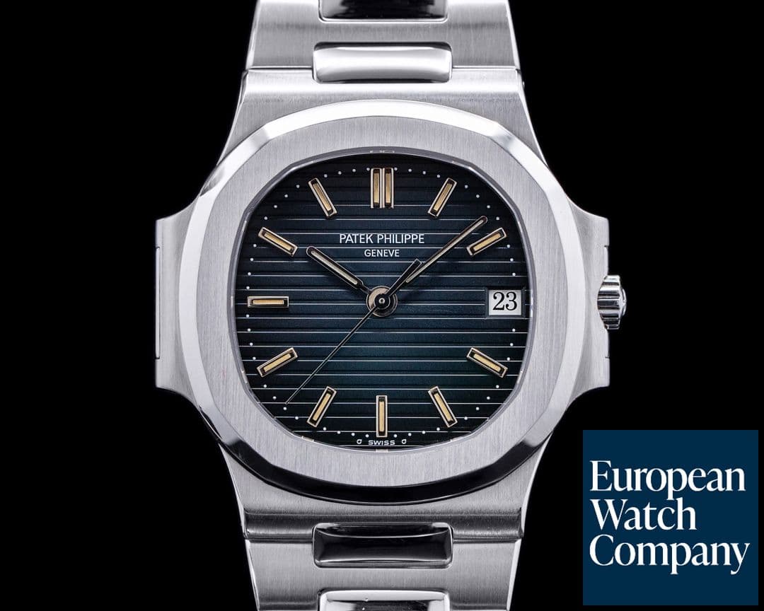 Image of Patek Philippe Nautilus 3800 Automatic Blue Dial SS FACTORY SERVICE