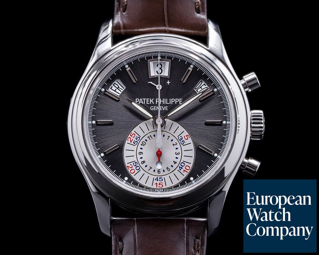 Image of Patek Philippe Annual Calendar 5960P Chronograph Platinum Grey Dial