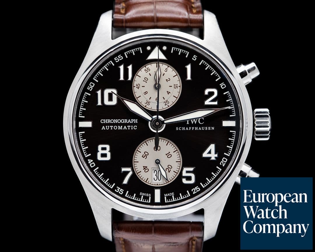Image of IWC Pilots Chronograph Edition Antoine de Saint Exupery Steel