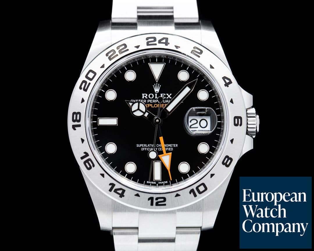 Image of Rolex Explorer II 216570 Black Dial SS 2019