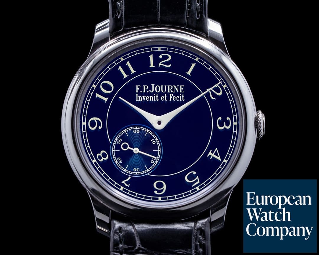 Image of F. P. Journe Chronometre Bleu Tantalum Blue Dial 
