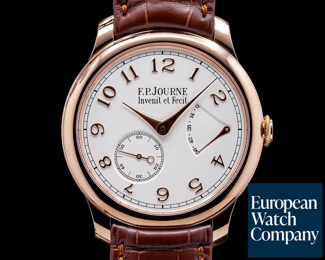Image of F. P. Journe Chronometre Souverain Red Gold / Silver Dial 40MM 2021 UNWORN