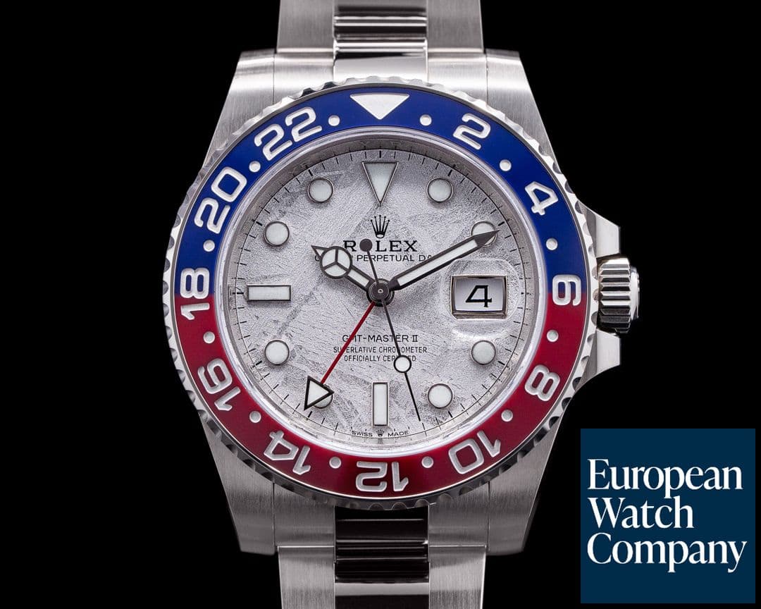 Image of Rolex GMT Master II  126719 Meteorite Ceramic "Pepsi" 18K White Gold 2021
