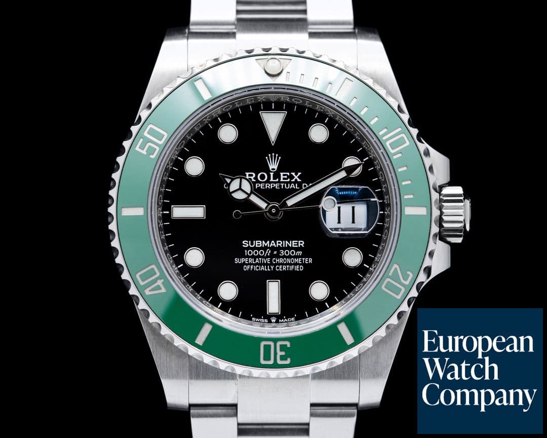 Image of Rolex Submariner Date 126610LV Kermit GREEN Ceramic Bezel 41MM 2021