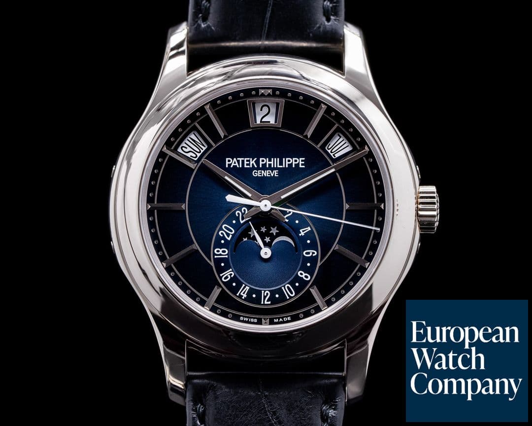 Image of Patek Philippe Annual Calendar 5205G Blue Dial 18K White Gold 
