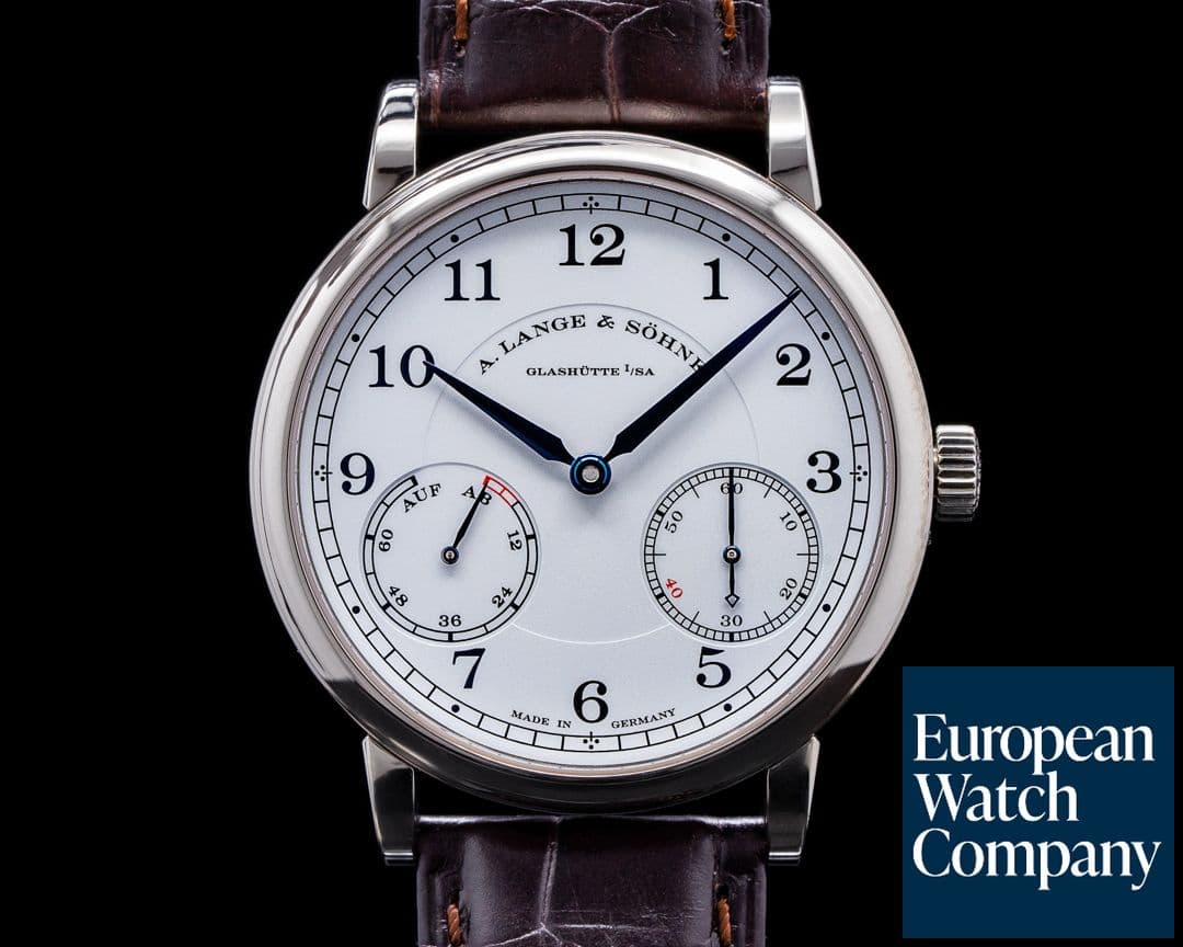 Image of A. Lange and Sohne 1815 Up & Down CELLINI 40th Anniversary 18K White Gold