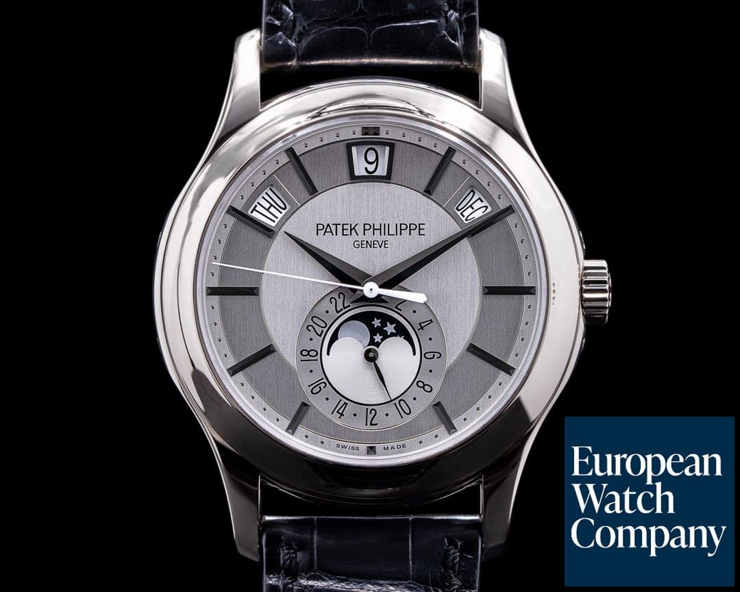Image of Patek Philippe Annual Calendar 5205G Silver Dial 18K White Gold Deployment