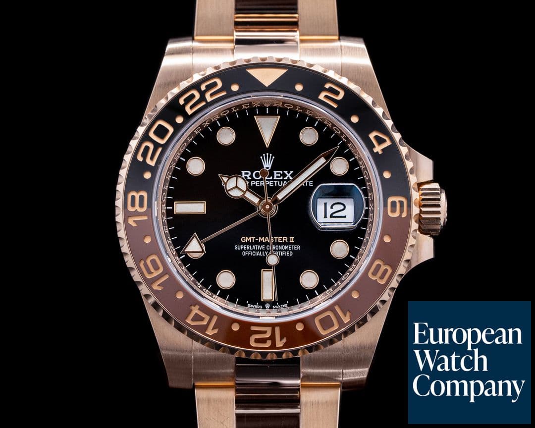 Image of Rolex GMT Master II 126715  18K Everose Ceramic Root Beer 2021