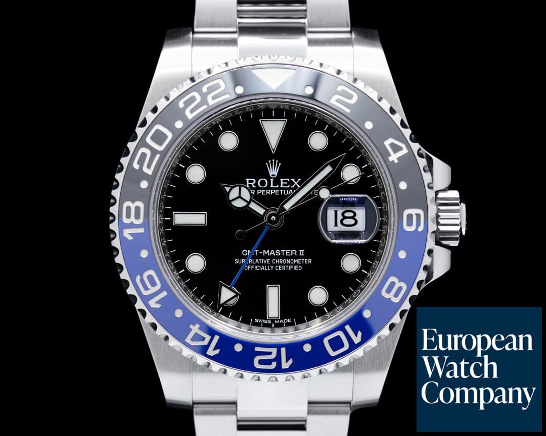 Image of Rolex GMT Master II 116710 Ceramic "Batman" SS / Oyster