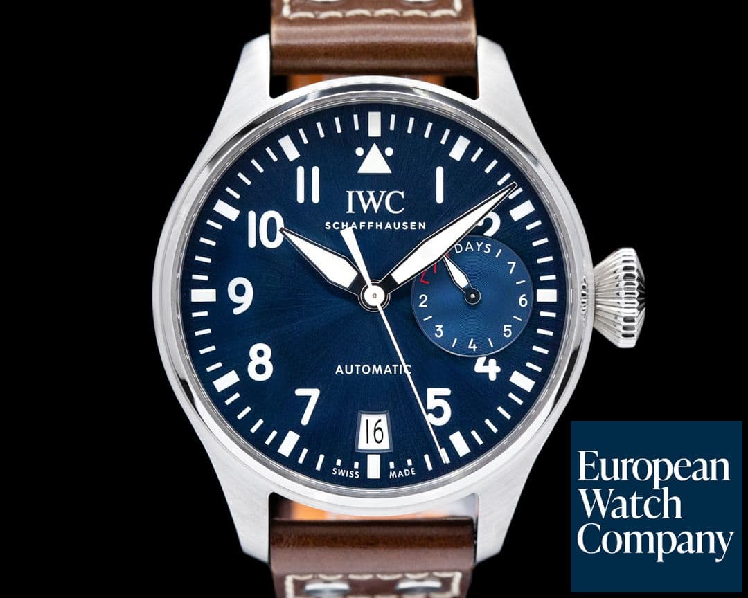Image of IWC Big Pilot "LE PETIT PRINCE" Blue Dial 