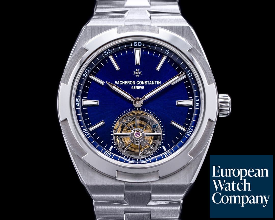 Image of Vacheron Constantin Overseas 6000V/110A Tourbillon SS Blue Dial