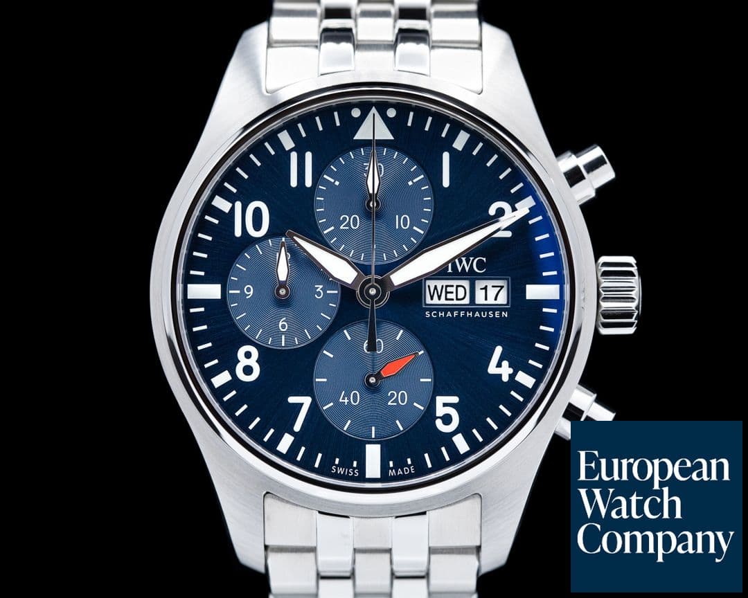 Image of IWC Pilot's Watch Chronograph 41mm SS Blue dial 2021