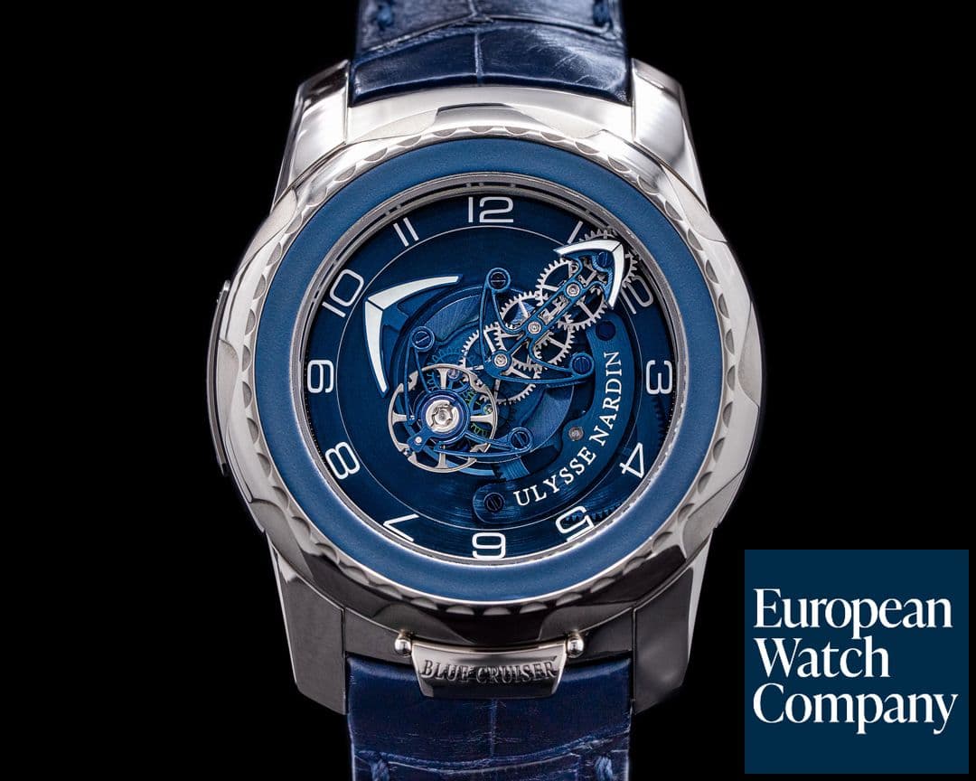Image of Ulysse Nardin Freak Blue Cruiser Tourbillon 2050-131 18k White Gold