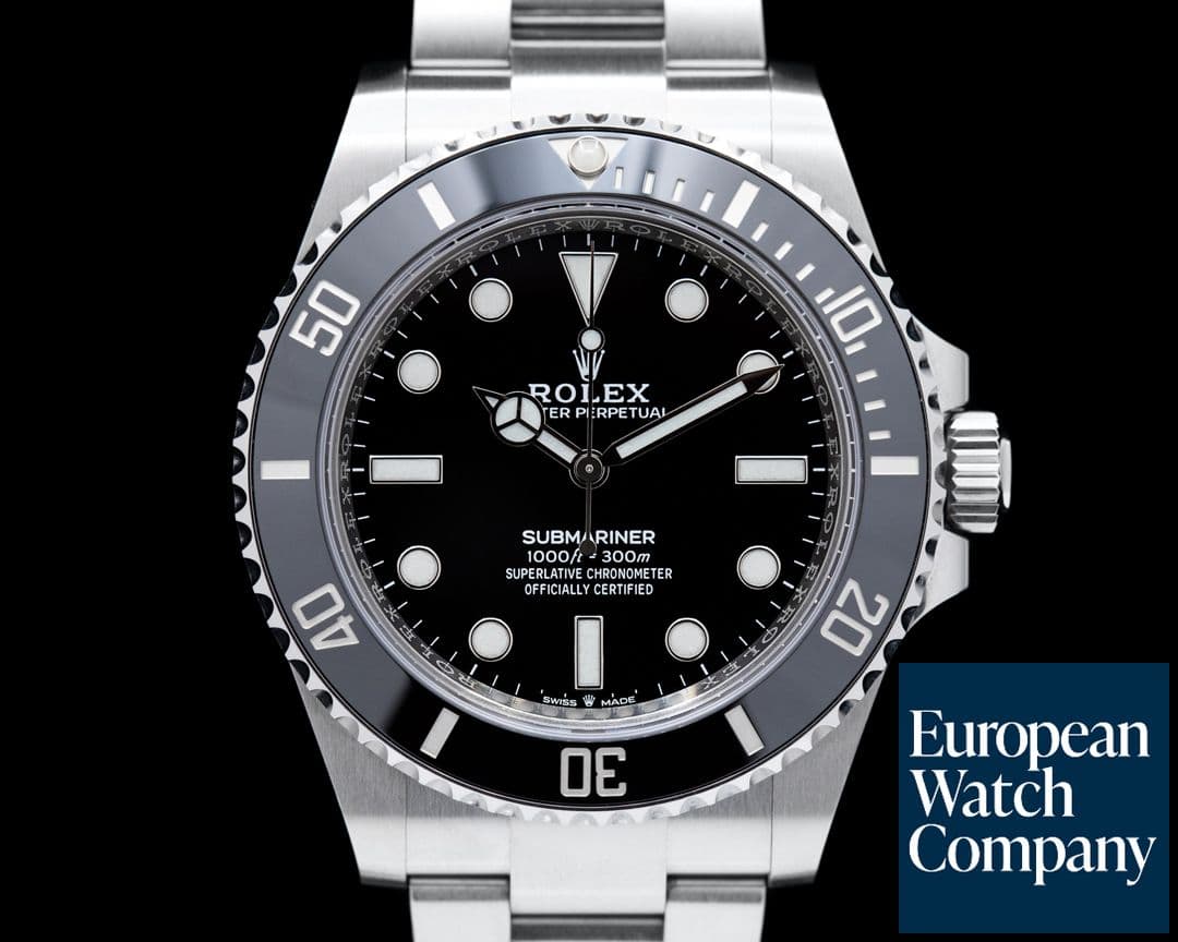 Image of Rolex Submariner 124060 No Date Ceramic Bezel 41MM 
