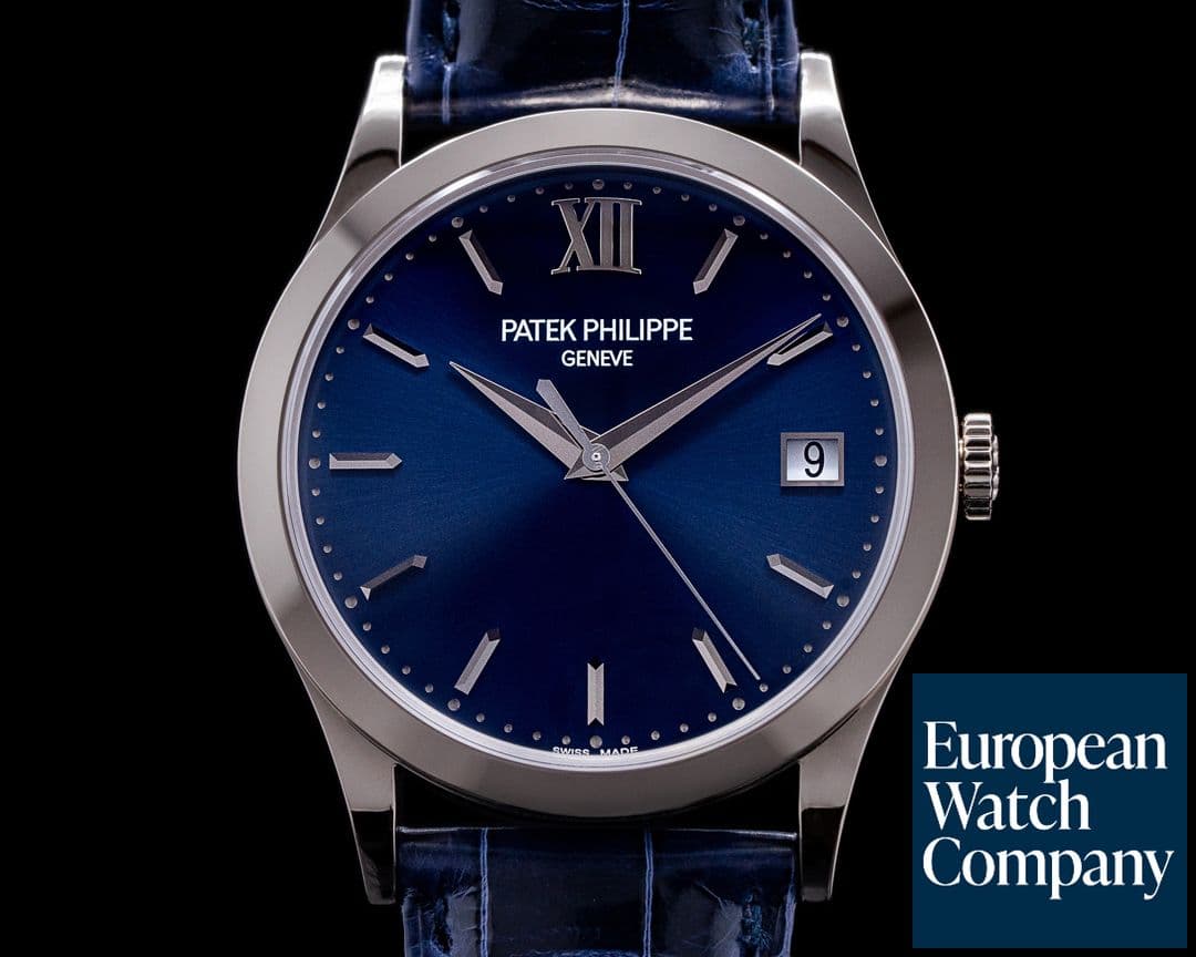 Image of Patek Philippe Calatrava 5296G-017 "Hausmann" White Gold / Blue Dial LIMITED 