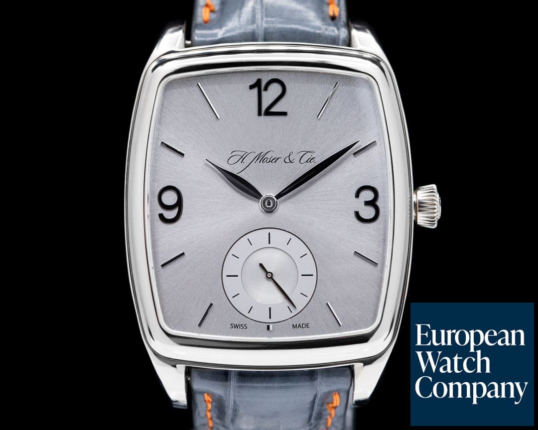 Image of H. Moser and Cie. Henry Double Hairspring 18k White Gold 