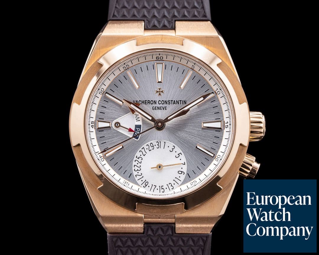 Image of Vacheron Constantin Overseas Dual Time 7900V 18K 5N Silver Dial 