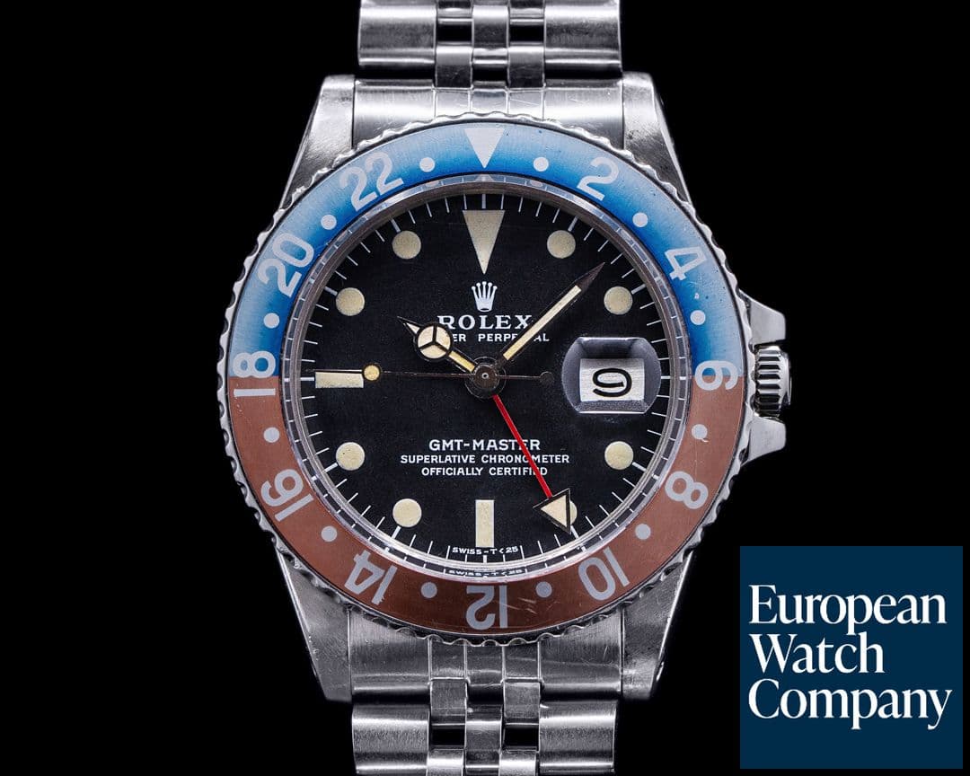 Image of Rolex Vintage GMT Master "Pepsi Bezel" SS Circa 1972