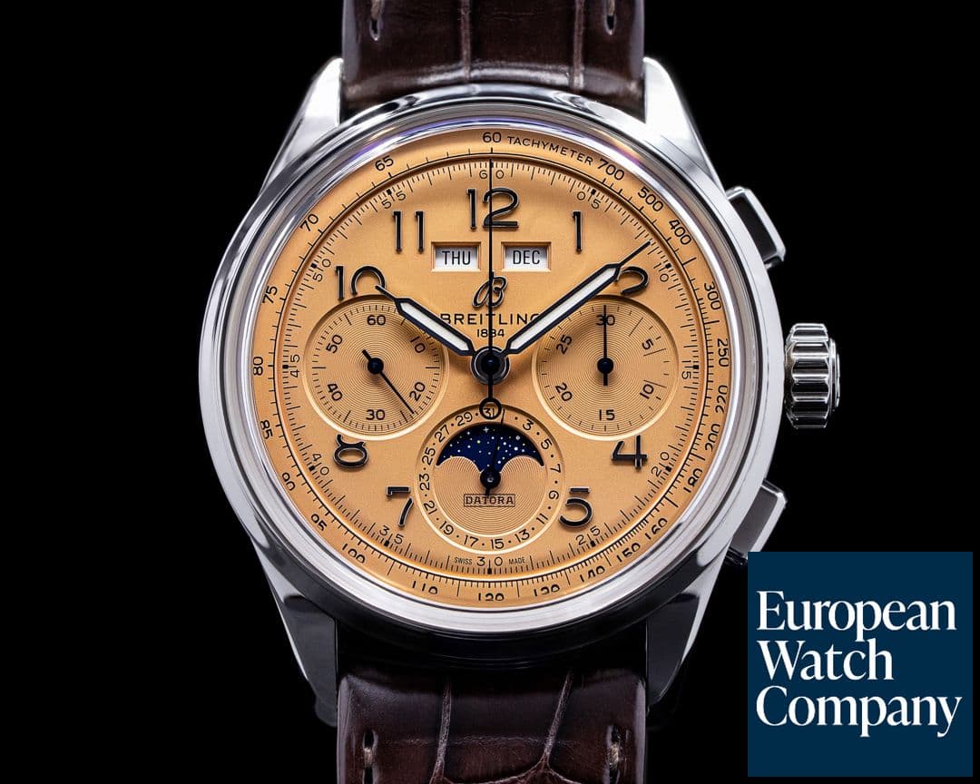 Image of Breitling Premier B25 Datora Salmon Dial 
