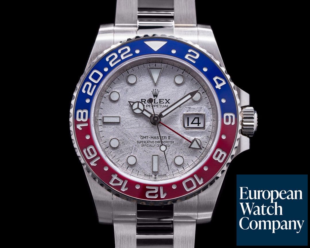 Image of Rolex GMT Master II 126719 Meteorite Ceramic "Pepsi" 18K 2021 UNWORN