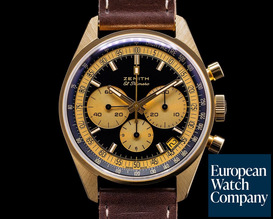 Image of Zenith El Primero A386 Limited Edition for Phillips / Bacs & Russo 18k YG