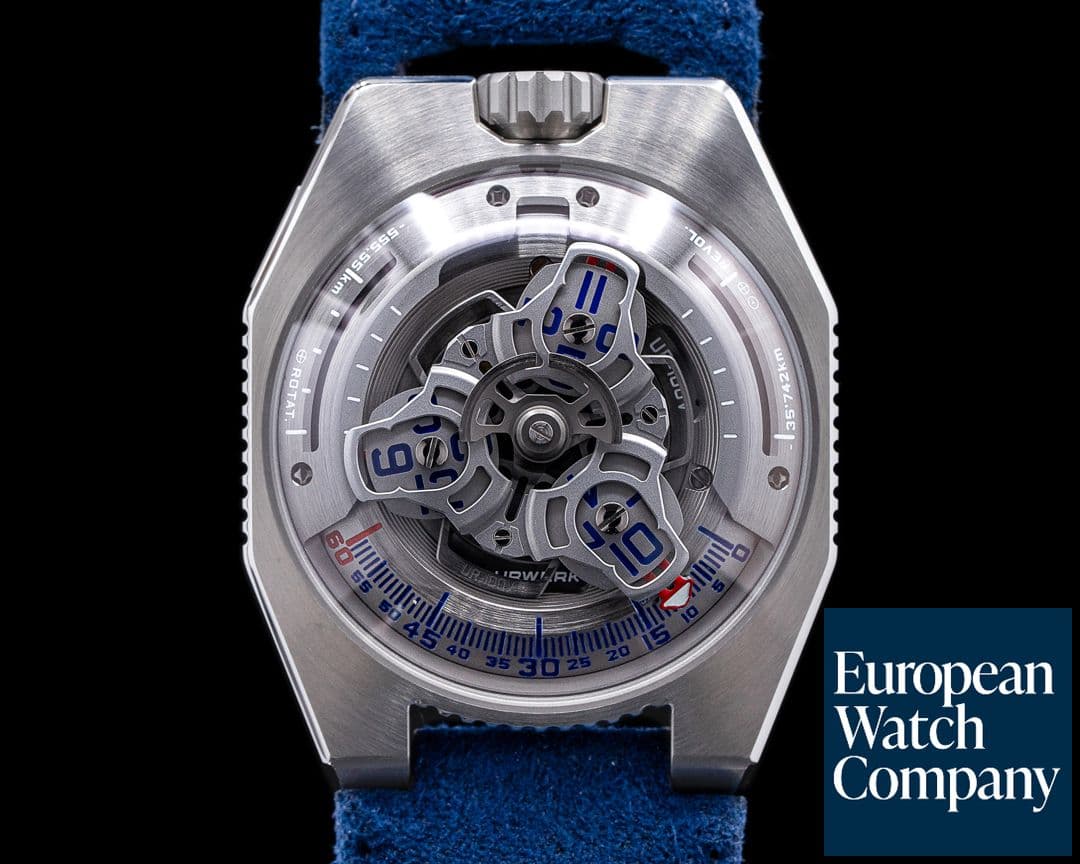 Image of URWERK UR-100V Iron LIMITED TO 25 PIECES UNWORN 