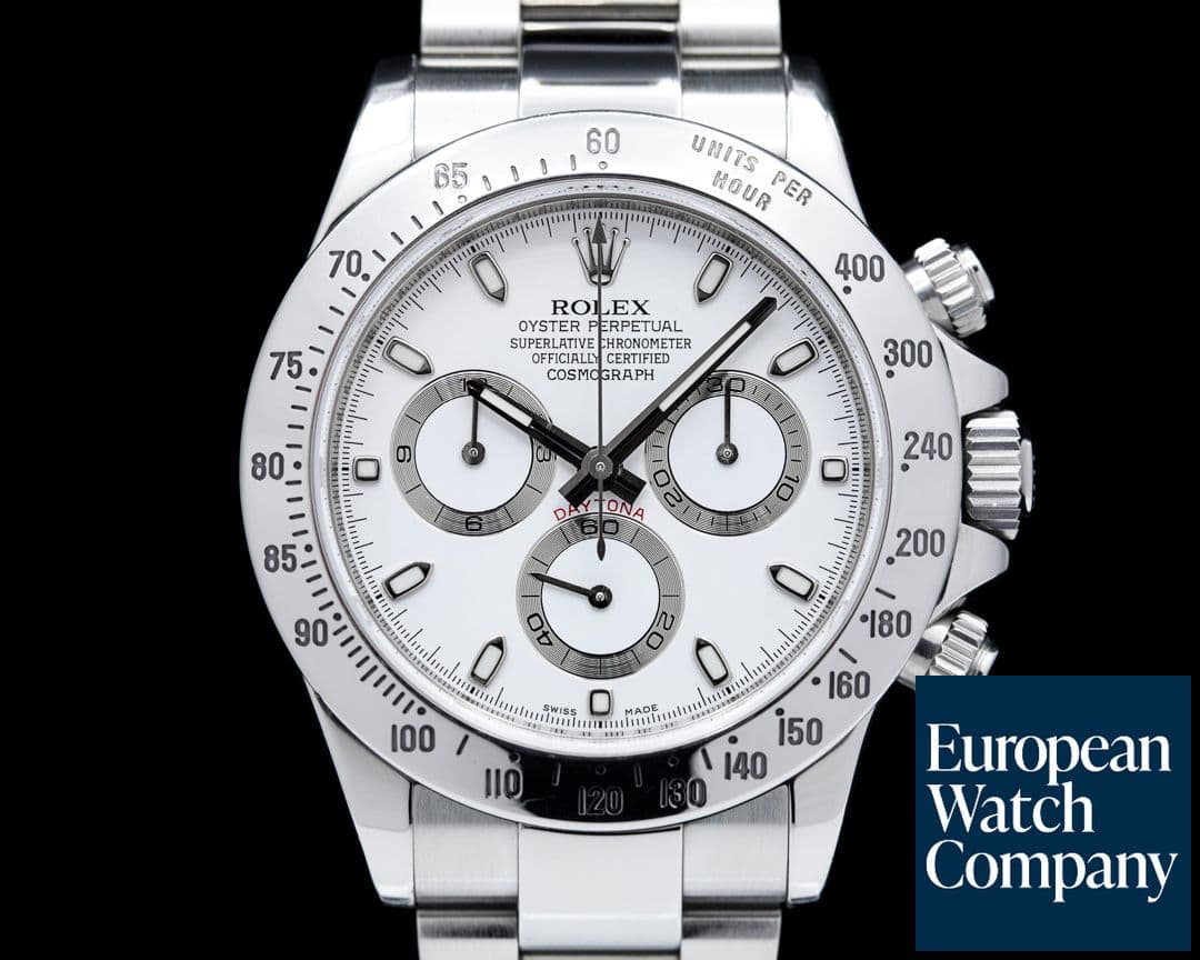 Image of Rolex Daytona 116520 White Dial SS FULL SET