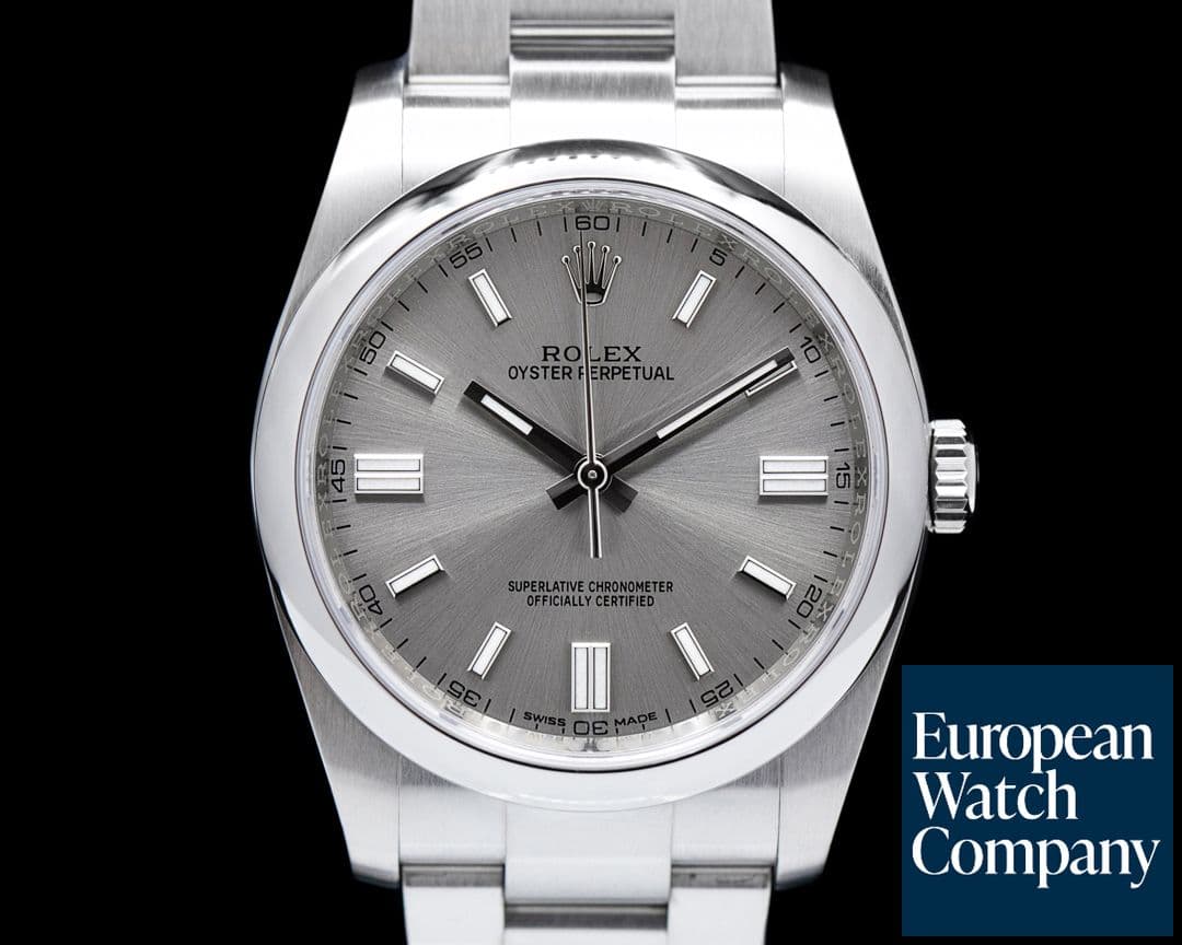 Image of Rolex Oyster Perpetual 116000 SS Rhodium Dial 