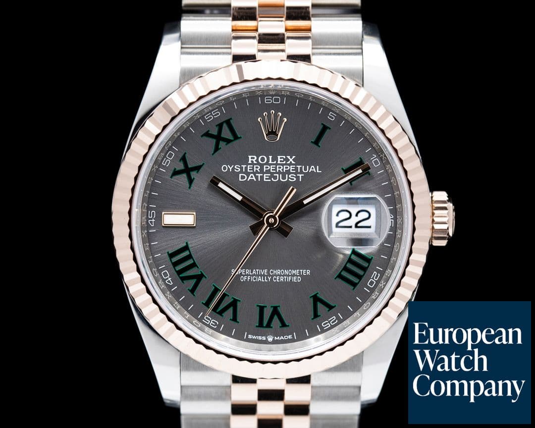 Image of Rolex Datejust SS / Everose Gold Wimbledon Dial