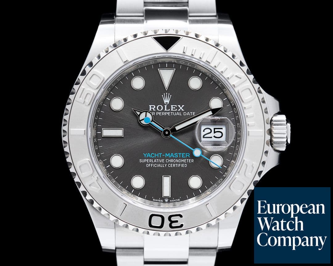 Image of Rolex Yacht Master SS Dark Rhodium Dial / Platinum Bezel 2020