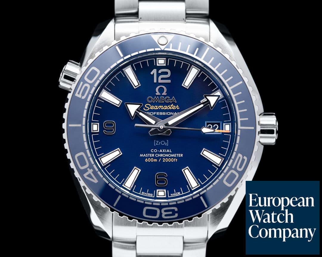 Image of Omega Seamaster Planet Ocean Co-Axial Blue Dial SS / SS 39.5MM