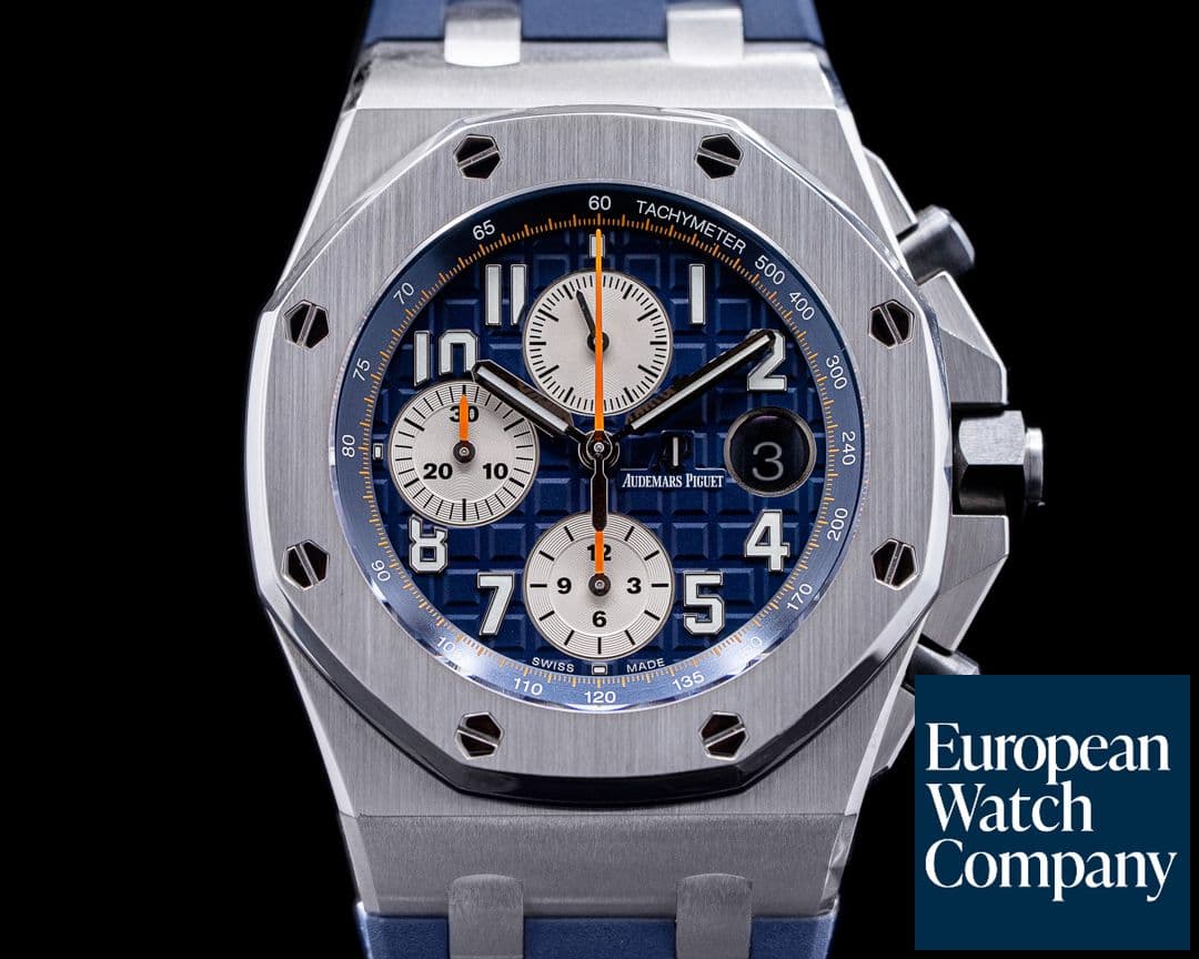 Image of Audemars Piguet Royal Oak Offshore Blue Dial SS / Rubber