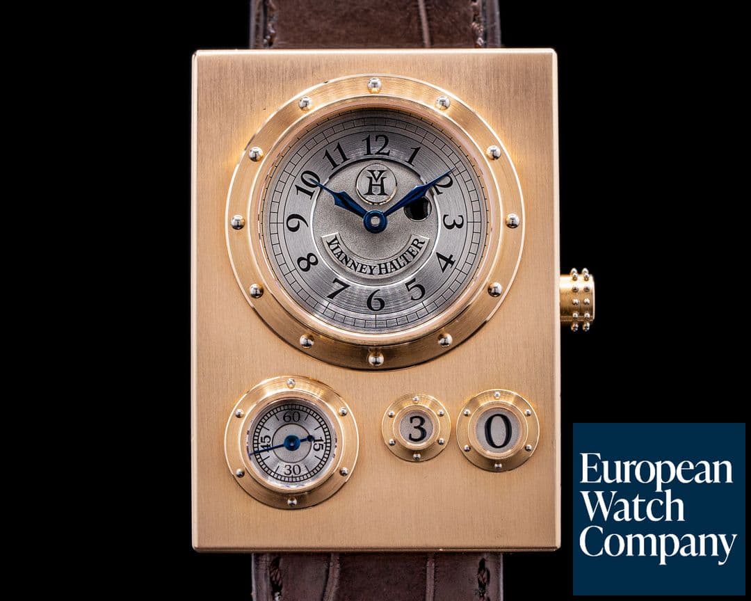 Image of Vianney Halter Trio Grande Date 18k Rose Gold 