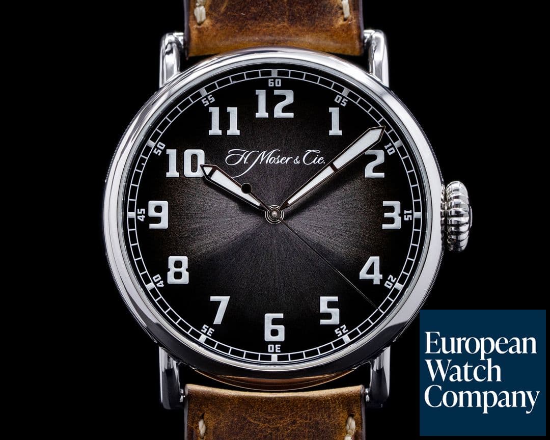 Image of H. Moser and Cie. Heritage Pilot Bucherer Brown