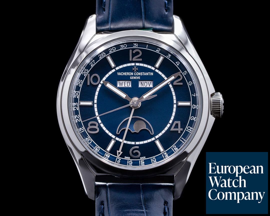 Image of Vacheron Constantin Fiftysix Complete Calendar SS Blue Dial 2021 UNWORN